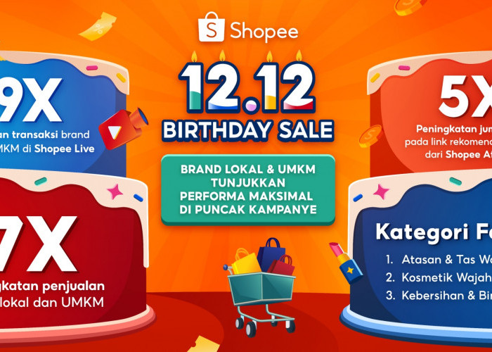 Shopee 12.12 Birthday Sale: Brand Lokal dan UMKM Raih Keberhasilan Besar, Penjualan Naik Hingga 7 Kali Lipat!