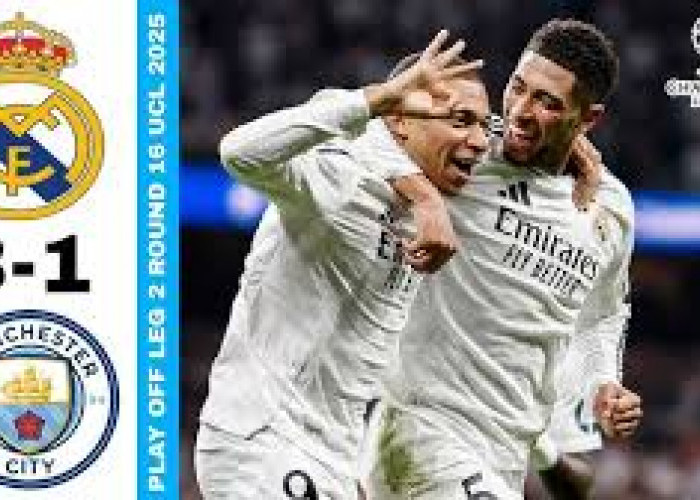 Hasil UCL: Real Madrid vs Man City Valverde Hattrick 3-0