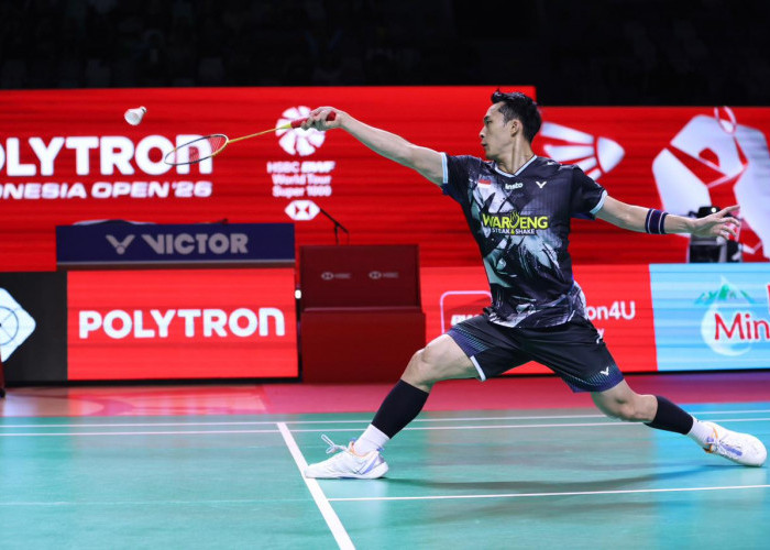 Singkirkan Alwi Farhan, Jonatan Christie Lolos ke Perempat Final Indonesia Open 2026