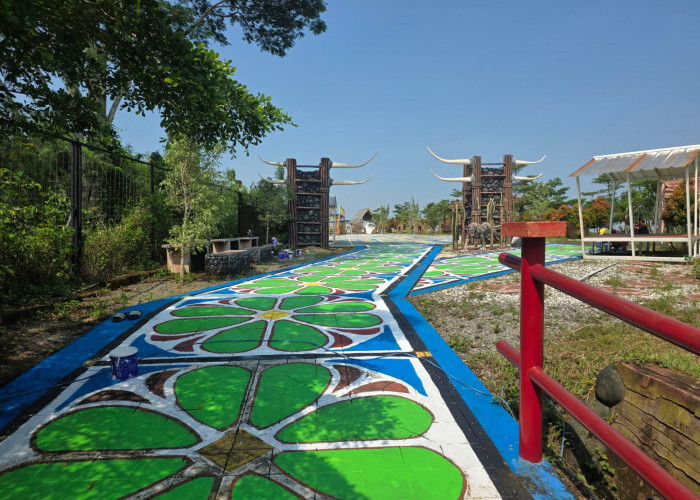 Sambut Pengunjung, Kawasan Wisata Anti Galau Milik Ustad Ujang Bustomi Makin Menawan Jelang Libur Lebaran