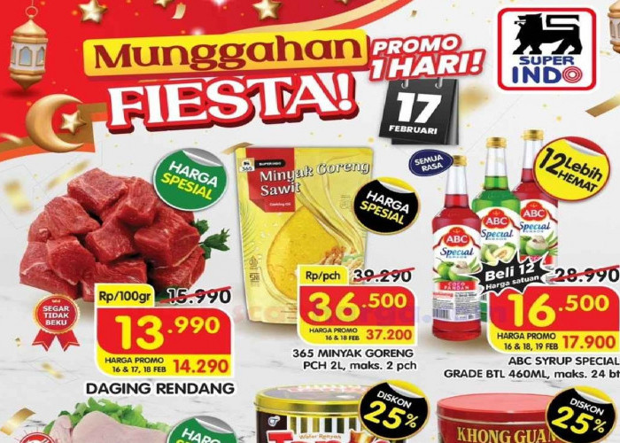 Hari Terakhir! Cek Promo Gebrakan Munggahan Super Indo: Susu Frisian Flag Rp 14.500 dan Bumbu Bamboe Rp 9.300