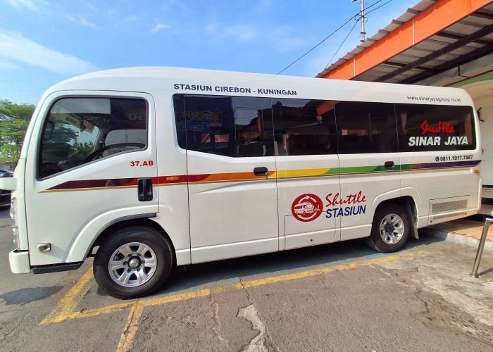 Shuttle Antarmoda Kuningan-Stasiun Cirebon Mulai Beroperasi