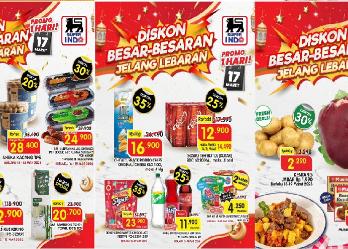 Diskon Besar-besaran Jelang Ramadhan Hemat 45%! Promo Superindo Weekday hingga 18 Maret 2026