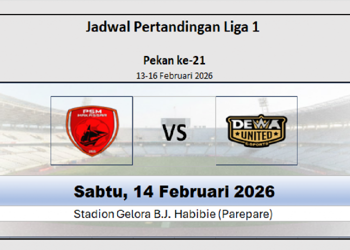 Jadwal PSM Makassar vs Dewa United, Akankah PSM Menang Kembali? Head to Head Didominasi PSM