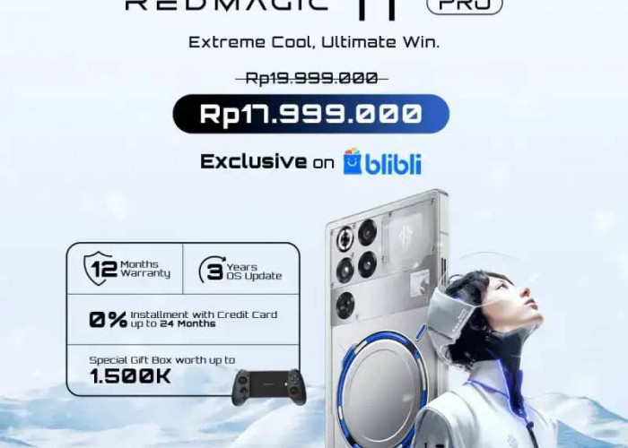 Cuma Sampai 22 Januari! Berikut Cara Lengkap Pre-Order HP Red Magic 11 Pro di Indonesia