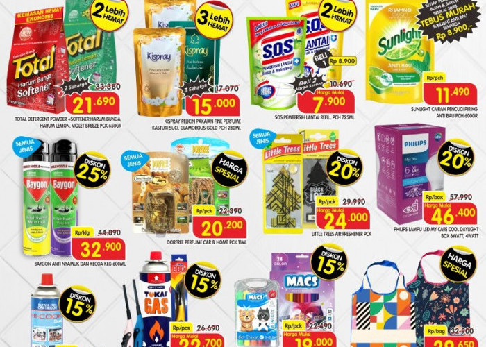 Katalog Promo Superindo Ramadan Minggu Ini: Deterjen dan Sabun Mandi Diskon hingga 35%
