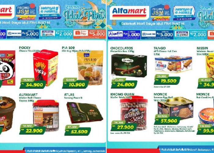 Sambut Lebaran Produk Kaleng dan Makanan Ringan Diskon! Promo JSM Alfamart Terbaru 13 - 18 Maret 2026