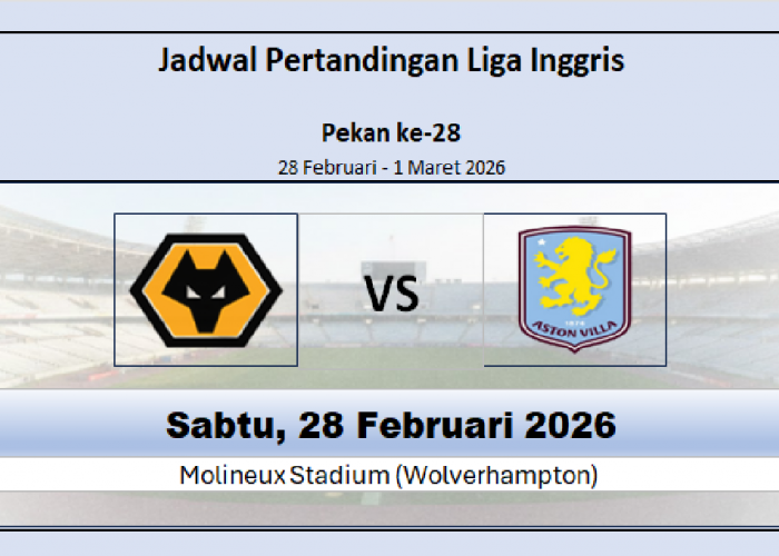 Jadwal Premier League: Wolves vs Aston Villa, Akankah Jadi Poin Mudah Bagi Villa di Pekan ke-28?