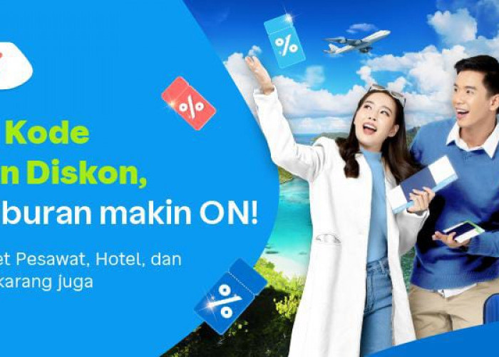 Kupon Diskon Traveloka Terbaru Februari 2026: Tiket Pesawat dan Hotel Hemat Hingga 50%!