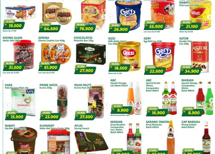 Promo JSM Alfamart Terbaru Khusus Edisi Ramadhan Periode 17 - 22 Februari 2026, Nata The Coco 1 Kg Rp 15.400