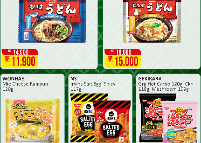 Sahur Sat-Set Pakai Promo Noodle Fair Dari Alfamart. Nikmati Potongan Harga Hingga 20% 