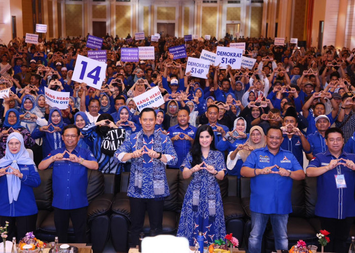 AHY Mengaku Senang, Kampanye di Cirebon Selalu Ramai