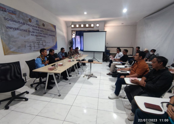 UNISSULA Semarang Buka Pembelajaran Jarak Jauh di Cirebon, Prodi S2 dan S3 Teknik Sipil