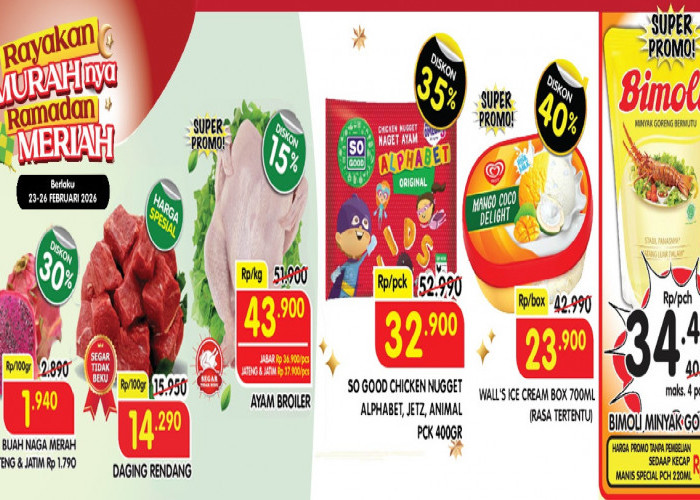 Promo Superindo Ramadhan: Sirup Marjan Rp 17.500 dan Kurma Palm Frutt Diskon 15%