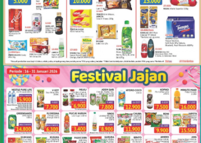 Promo JSM Alfamidi 19-25 Januari 2026, Minuman & Makanan Murah Meriah
