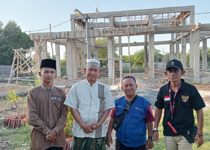 Relawan Basudewa Bantu Pembangunan Masjid Nur Aula di RW 02 Paguyuban