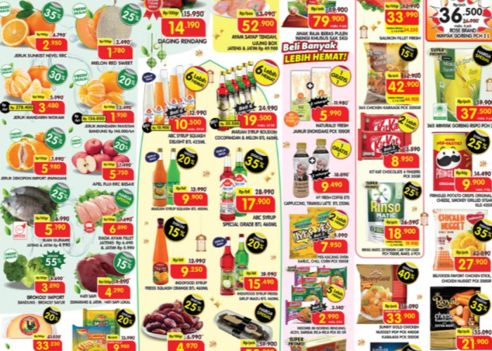 Promo JSM Superindo Harga Campur hingga 5 Februari 2026, Sirup, Kurma, hingga Perawatan Diskon