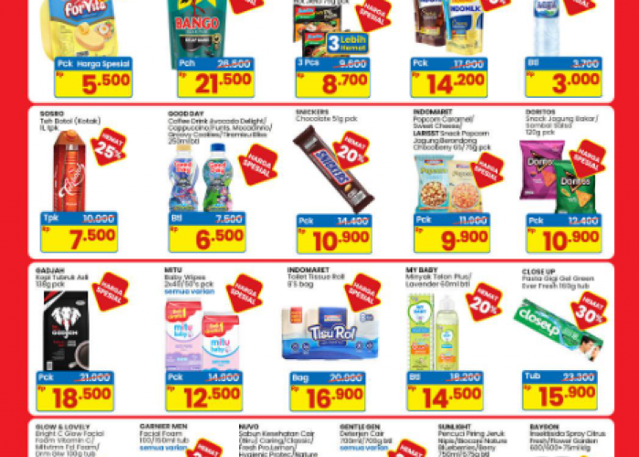 Promo Terbaru Hemat Minggu Ini Indomaret: Solusi Belanja Cerdas, My Baby Minyak Telon Hanya Rp14.500.