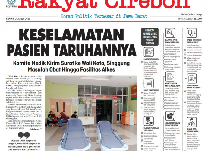 Keselamatan Pasien Taruhannya *Komite Medik Kirim Surat ke Wali Kota, Singgung Masalah Obat Hingga Fasilitas