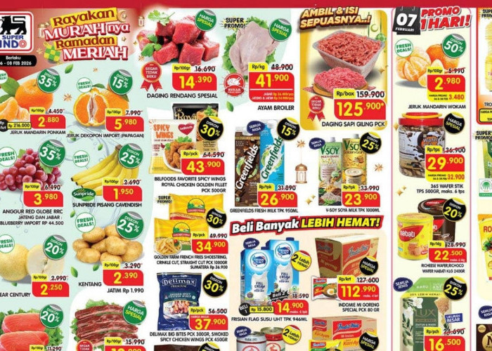 Promo Superindo Hari Ini 8 Februari 2026: Minyak Goreng Super Promo 