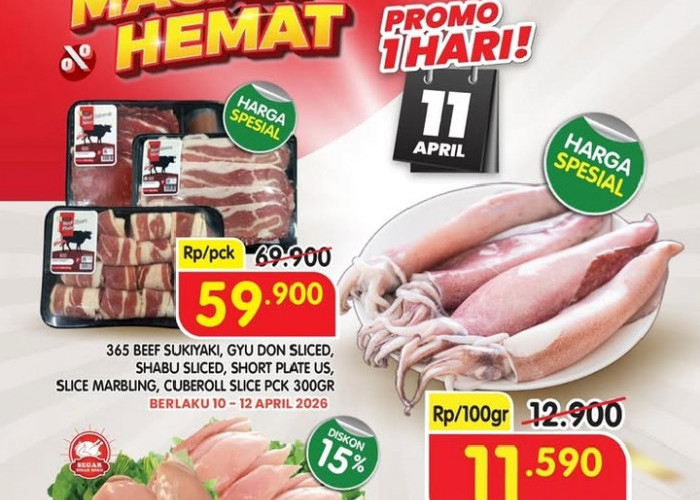 Promo Superindo Hari Ini 11 April 2026: Diskon Daging Slice dengan Harga Spesial!