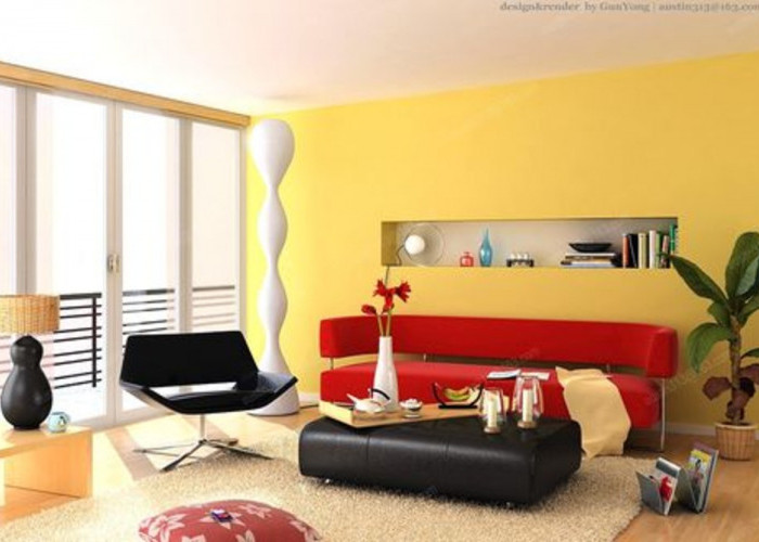 Jangan Gunakan Warna Ini Secara Berlebihan untuk Desain Interior Ruang Tamu Anda! 