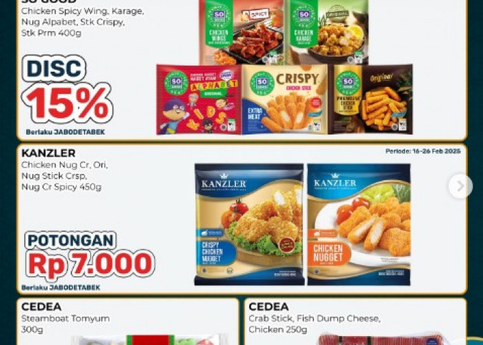 Promo Alfamart Frozen Food Fair Februari 2026: Stok Lauk Praktis Diskon hingga 34%!