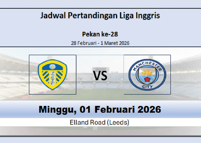 Jadwal Premier League: Leeds vs Manchester City, Akankah Man City Peroleh Empat Kemenangan Beruntunnya?