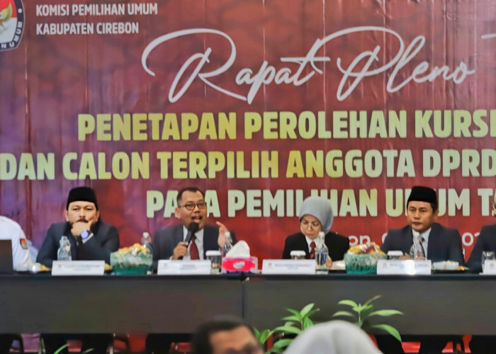KPU Tetapkan 50 Anggota DPRD Kabupaten Cirebon, PDIP Pemilik Kursi Terbanyak