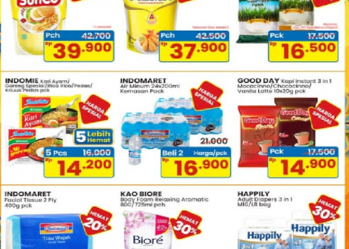 Promo Indomaret Terbaru Hari Ini hingga 18 Februari 2026, Minyak Goreng Filma 2L Rp 37.900