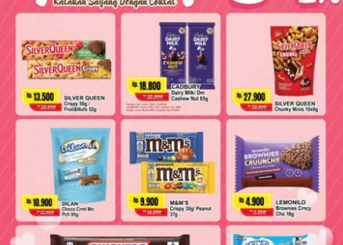 Ciptakan Momen Manismu Di Bulan Penuh Cinta Bersama Promo Cokelat Dari Alfamart, Nikmati Diskon Hingga 34%