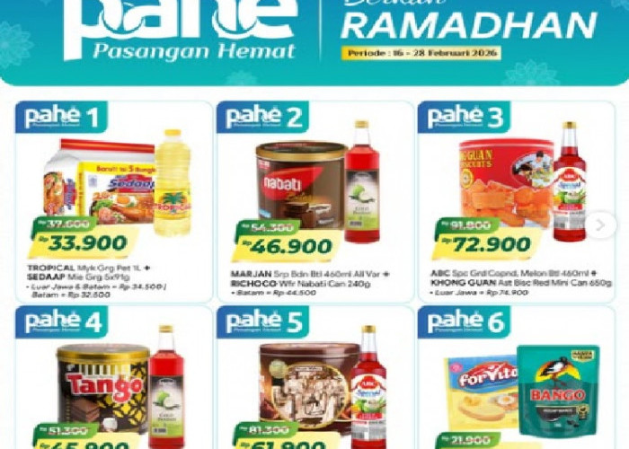 Promo JSM Alfamart Terbaru 16 - 28 Februari 2026 Edisi PAHE (Pasangan Hemat) Sambut Berkah Ramadhan