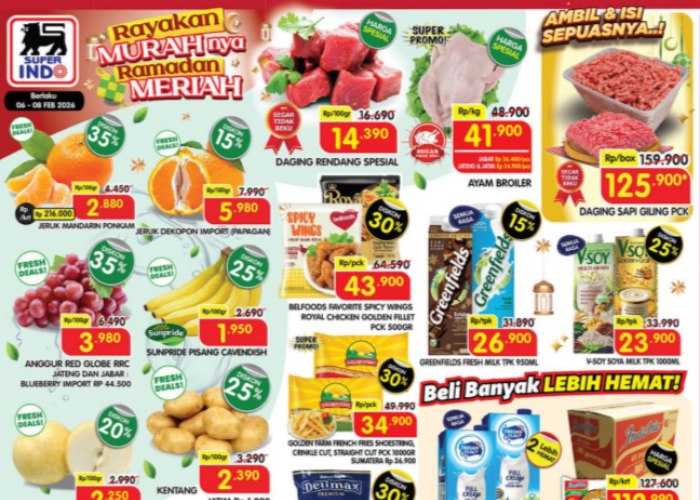 Promo JSM Superindo 2026: Penuhi Kebutuhan Sahur dan Berbuka Jauh Lebih Hemat