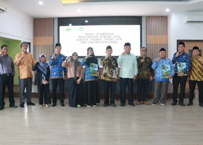 UIN Siber Cirebon Gelar Pelantikan dan Pengambilan Sumpah Jabatan PNS dan Jabatan Fungsional