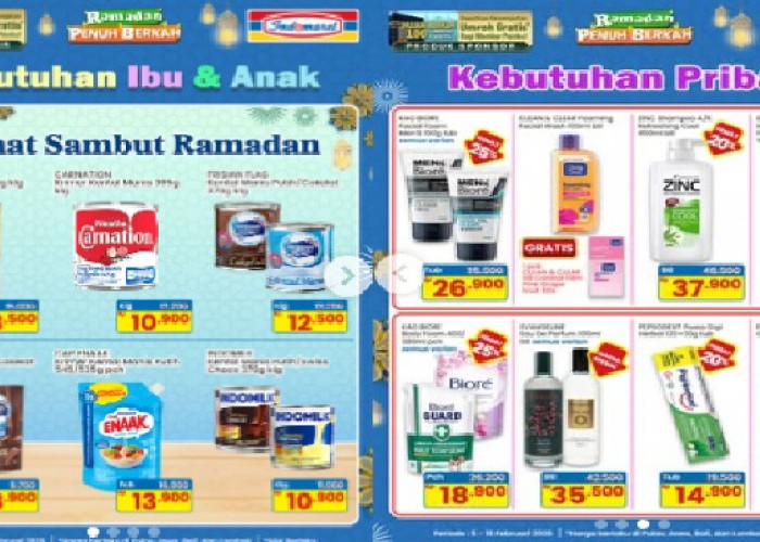 Promo Indomaret Hari Ini hingga 18 Februari 2026, Perlengkapan Anak, Perawatan Diri, & Keperluan Rumah Diskon
