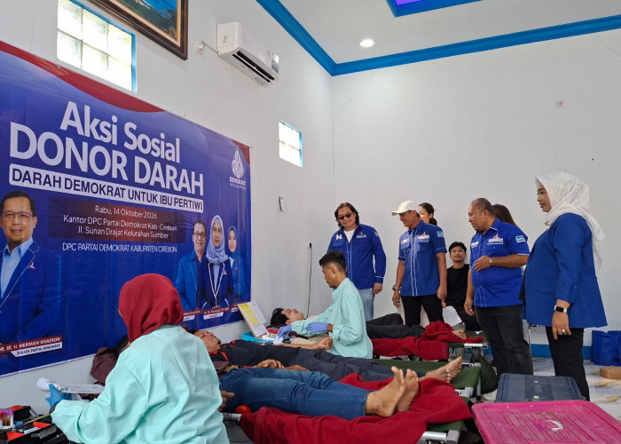 Demokrat Dekatkan Politik Lewat Donor Darah untuk Ibu Pertiwi