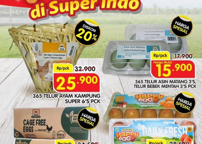 Promo Superindo Terbaru 14 - 20 Mei 2026: Ayam Segar Mulai Rp4.890 & Telur Diskon 20%!