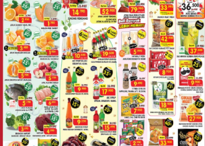 Promo Superindo Terbaru Minggu Ini Periode hingga 5 Februari 2026, Buah Rp 1.780 dan Daging Rendang Rp 14.190.