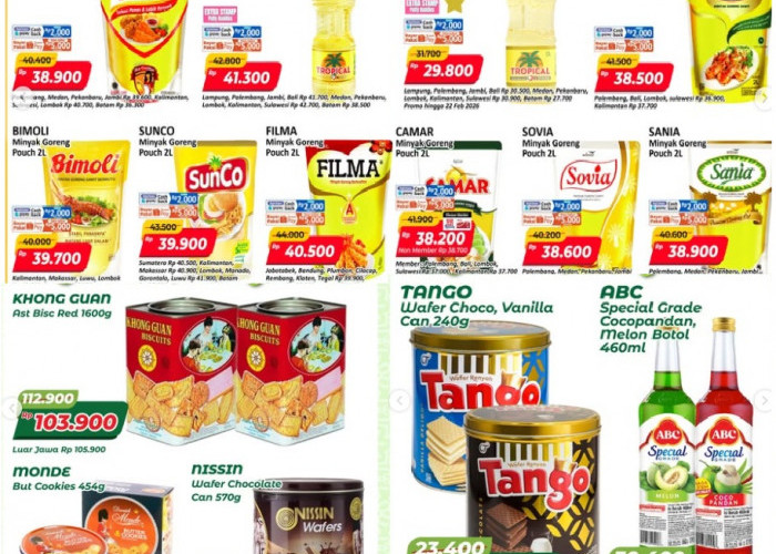 Produk Favorit Para Ibu, Promo Alfamart Hari Ini 17 - 22 Februari 2026, Berbagai Produk Minyak Goreng Murah