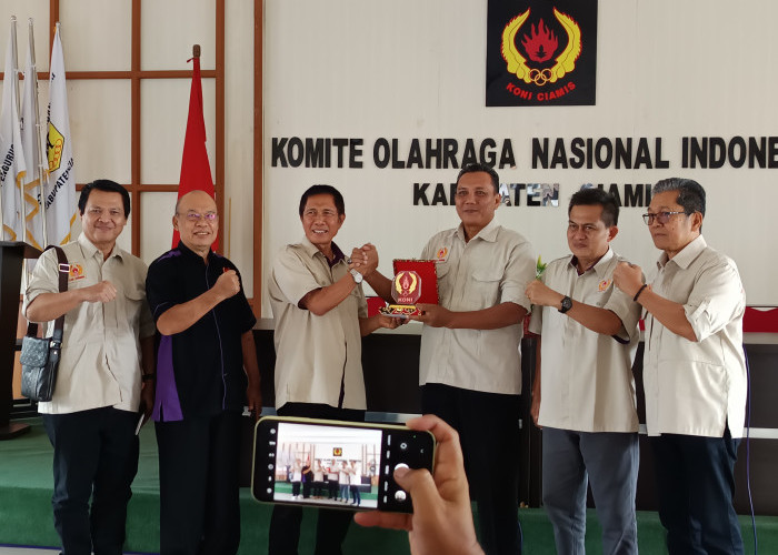 Tingkatkan Kualitas Prestasi Olahraga, KONI Kabupaten Cirebon Studi Banding ke KONI Ciamis