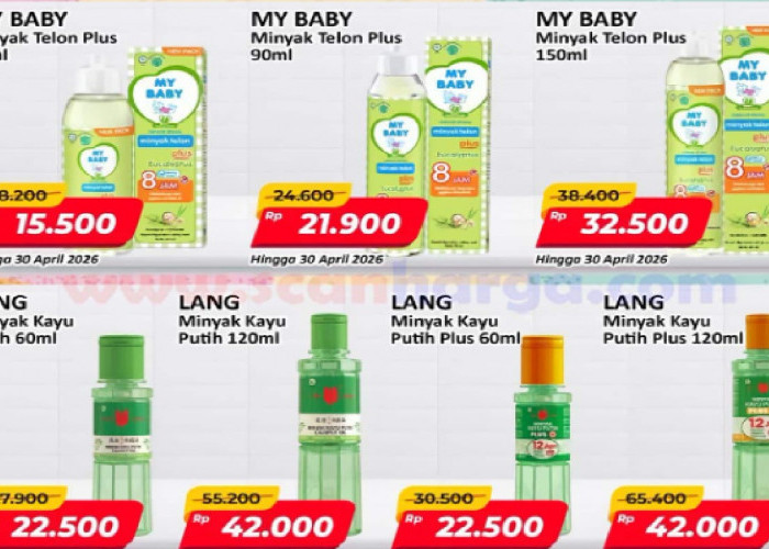  Katalog Promo JSM Alfamart Terupdate Periode 1-3 Mei 2026: Stok Minyak Kayu Putih Lang 60ml Cuma Rp 22.500
