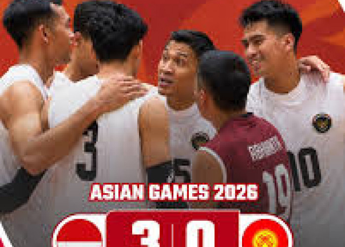 Asian Games 2026: Timnas Voli Indonesia Hajar Timnas Voli Kyrgyzstan 3-0