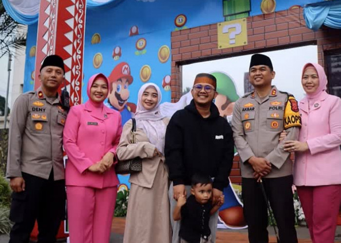 Ramah Anak, Pos Terpadu Arus Mudik Bertema  Mario Bros
