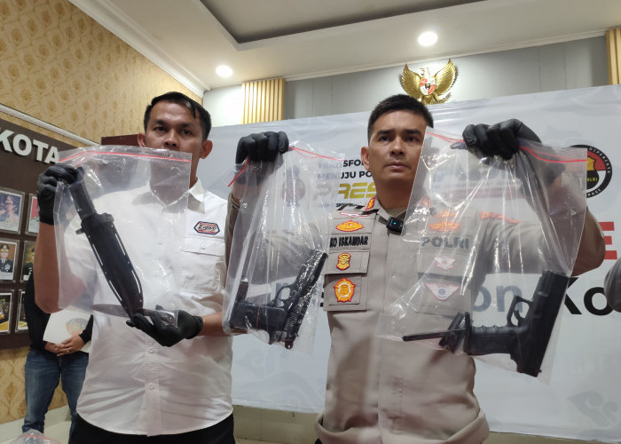 Miliki Senjata Api, AW Diamankan Polisi, Satu Rekannya Buron