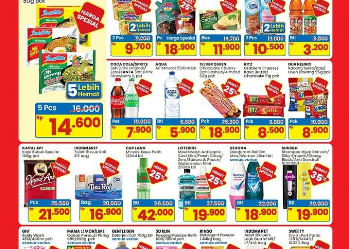 Promo Indomaret Minggu Ini 30 Juli – 5 Agustus 2026: Indomie 5 Pcs Cuma Rp14.600