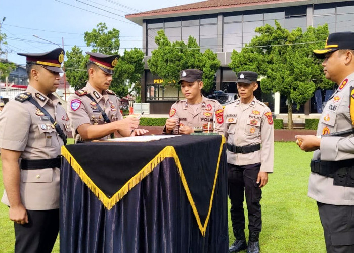 Sertijab, AKP Aktuin Moniharapon Jabat Kasat Lantas Polres Kuningan