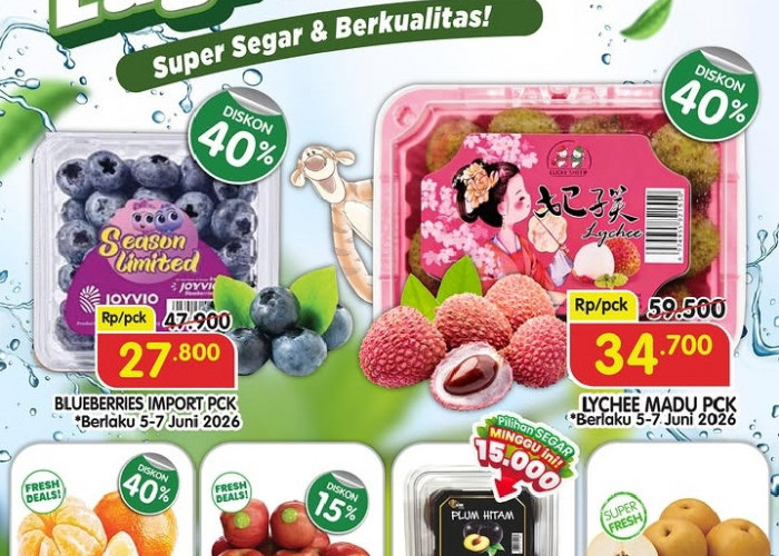 Promo Superindo Juni 2026: Diskon Buah Segar Mulai Rp1.480, Mangga Manalagi Diskon 35%!
