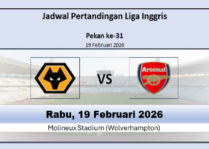 Jadwal Wolves vs Arsenal, Duel Peringkat Atas dan Bawah Klasemen Liga Inggris, Maju Sebab Final Carabo Cup!