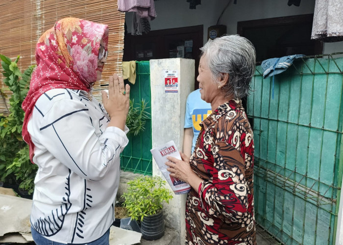 Cawawalkot Nomor Urut 1 Fitria Pamungkaswati Sapa Warga Pekalangan Utara