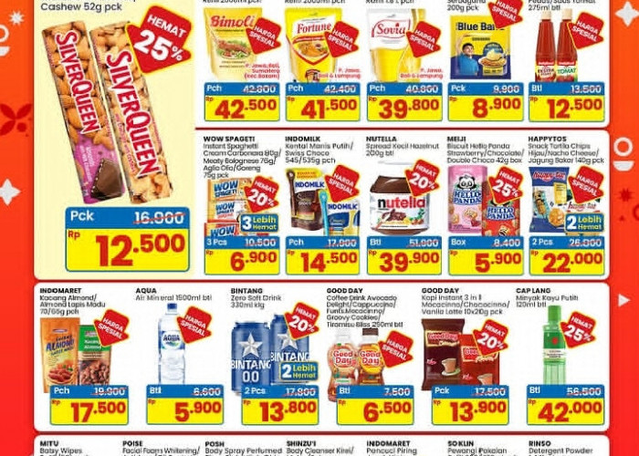 Promo Indomaret Hemat Minggu Ini 27 Agustus – 2 September 2026: SilverQueen Cuma Rp12.500